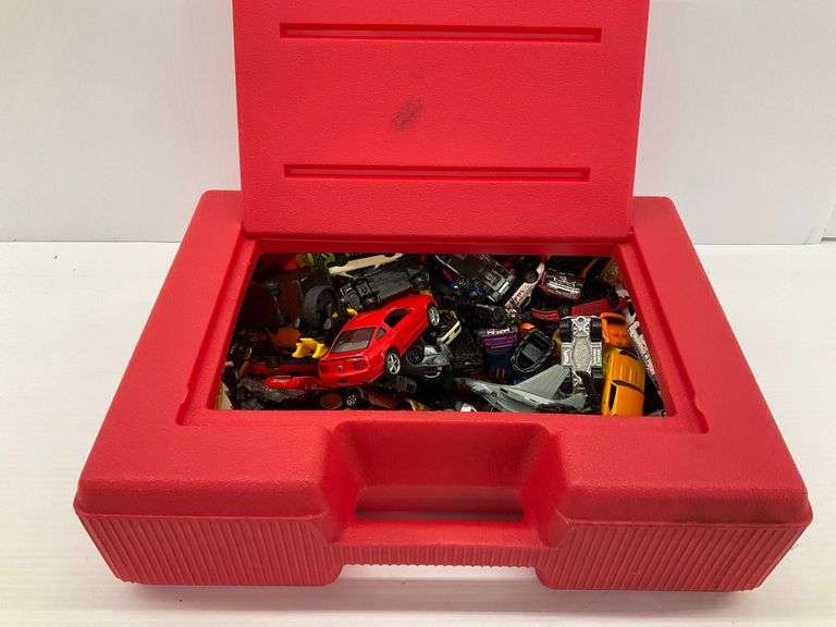 Tyco Super Blocks Case Filled with Diecast Cars image
