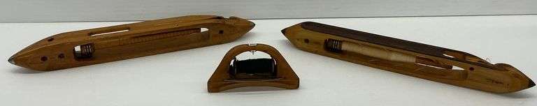 Vintage Wooden Weaving Shuttles image