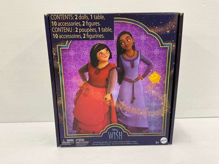 Disney Wish Best Friends Tea Time Fashion Doll Set in Original Box image