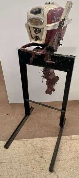 Vintage Johnson Seahorse 5 1/2 HP Outboard Motor...Stand Not Included image