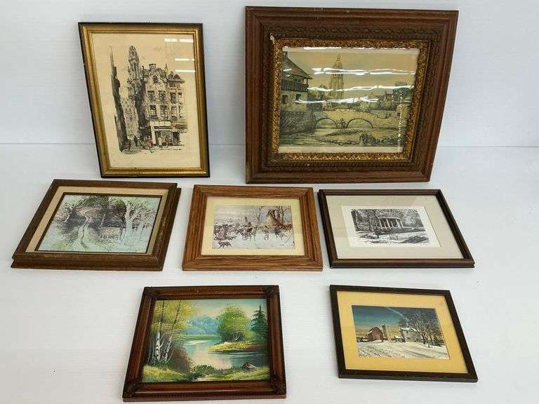 Collection of Seven Framed Pictures & Prints image