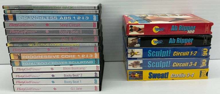Fitness VHS Tapes and DVDs image