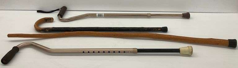 Four Walking Sticks and Canes image