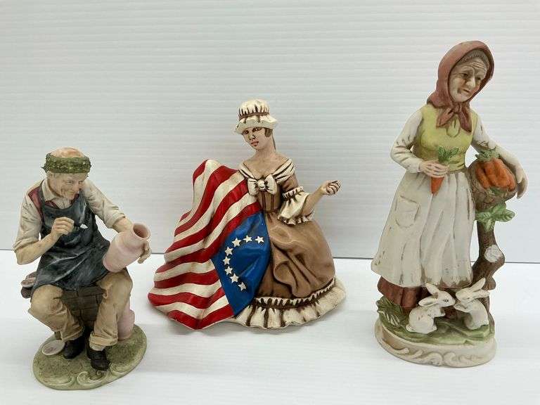 Three Ceramic Figurines image
