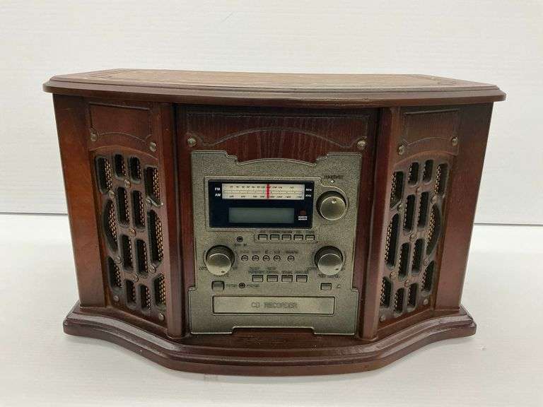 Innovative Technology Music Center with Turntable, CD Recorder, Radio & Cassette... works image