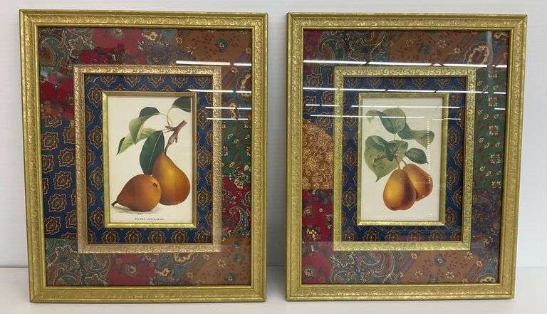 Pair of Vanguard Studios Framed Pear Prints image