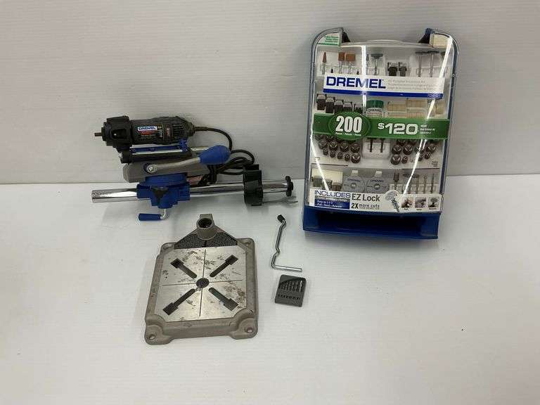 Dremel MultiPro Variable Speed Rotary Tool with Work Station and Accessories image