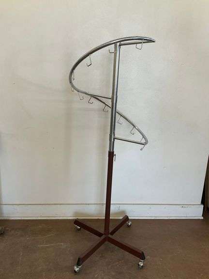 Rolling Spiral Garment Rack image