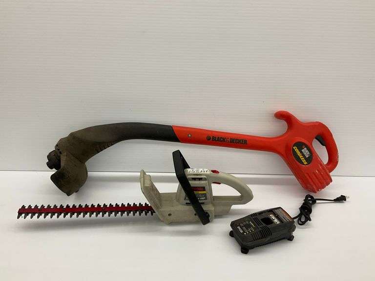 Ryobi 16-in. Electric Hedge Trimmer with Charger, Black & Decker Grass Trimmer image