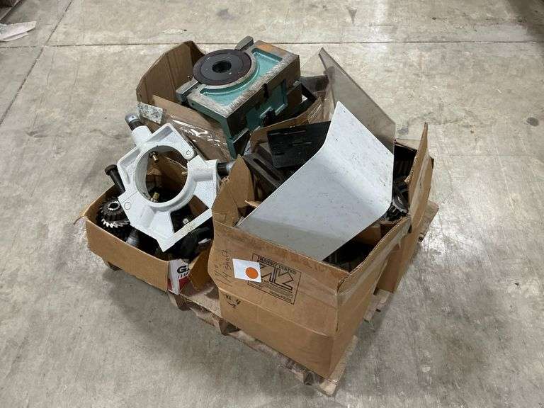 Assorted Milling Cutters, Rotary Table, and Metalworking Accessories image