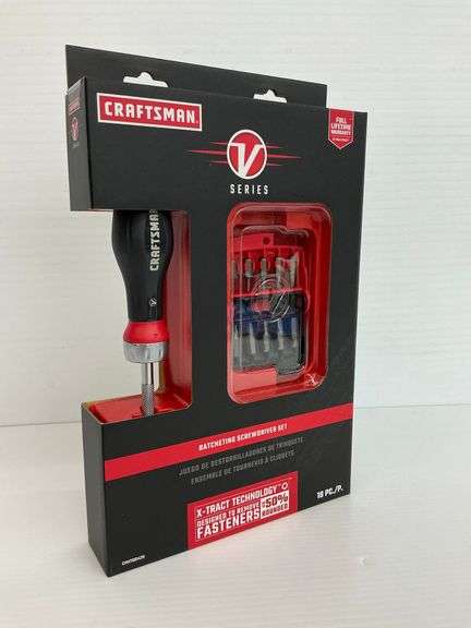 New Craftsman V-Series 18 Piece Ratcheting Screwdriver Set image