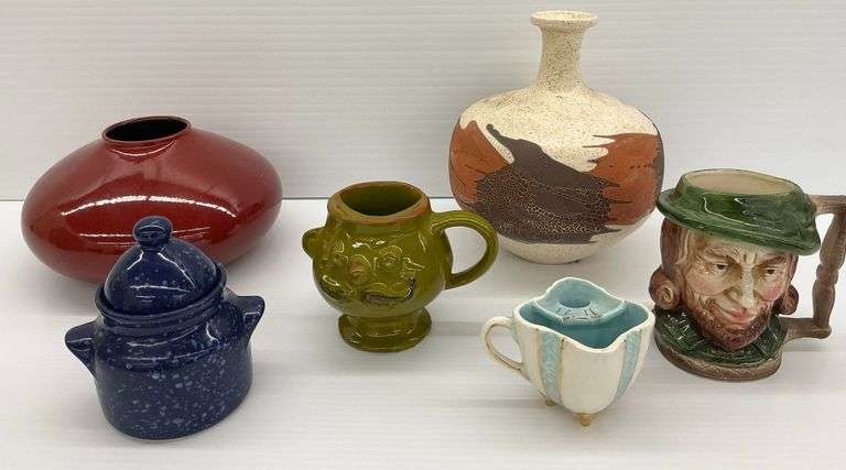 Pottery Vases and Decorative Mugs image