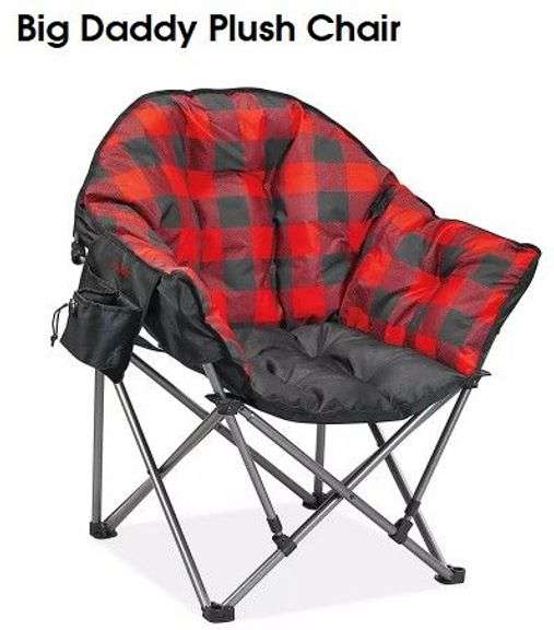 New Uline Big Daddy Plush Chair with Carrying Bag image