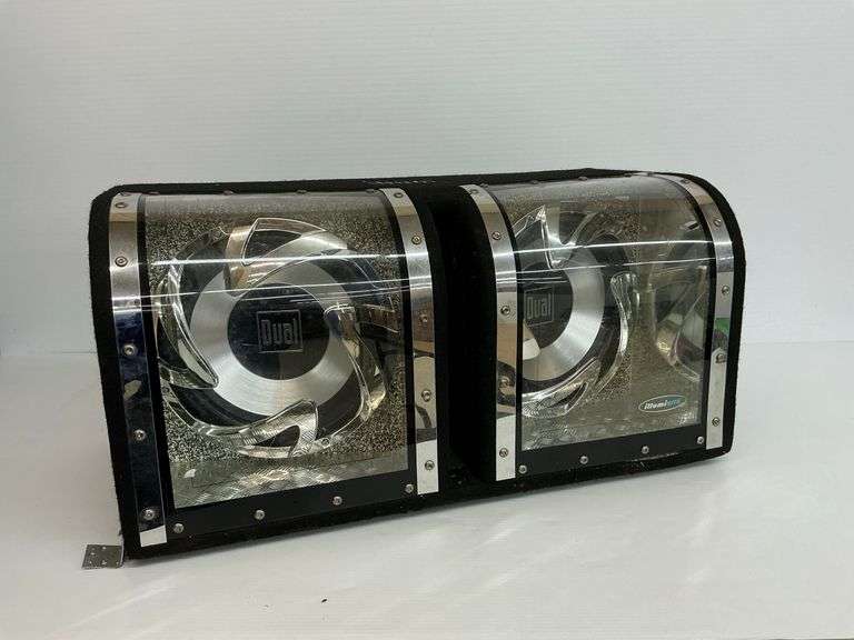 Dual 12-in. Car Audio Subwoofer Speaker System...not tested image