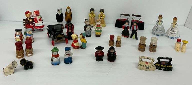 Group of Figural Salt & Pepper Shakers image