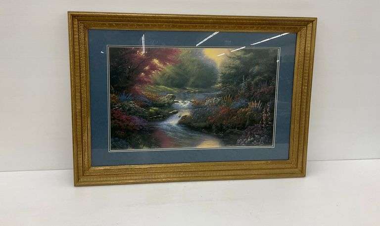 Framed Print of a Landscape Scene by Derik image