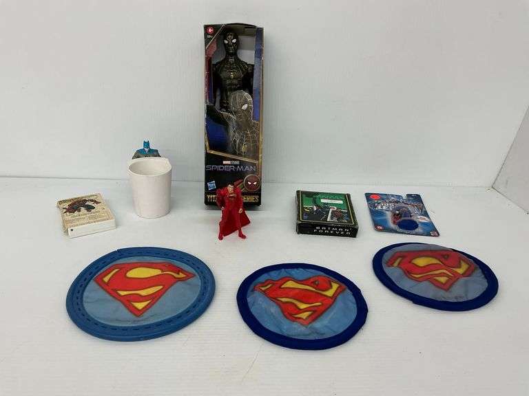 Marvel & DC Comics Action Figures, Cards, and Coasters image
