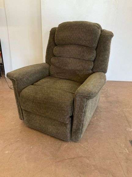 Upholstered Reclining Lift Chair with Massage and Heat image
