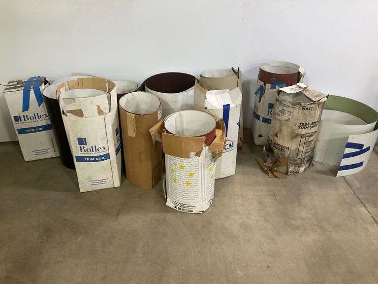 Rollex and ACM Trim Coil and Sheet Metal Assorted Lot image