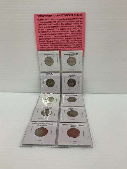 Westward Journey Nickel Series, Complete Denver and Philadelphia Mint Set image