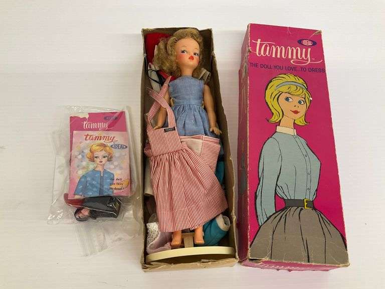Vintage Ideal Tammy Doll with Original Box and Accessories...12 in. tall image