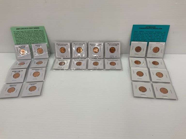 Lincoln Cent Collection and U.S. Treasury Commemorative Medallion Collection image