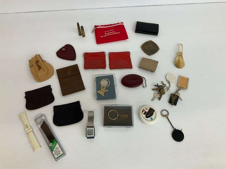 Assorted Collectible Keychains, Pouches, Watch & Watch Bands and Other Items image