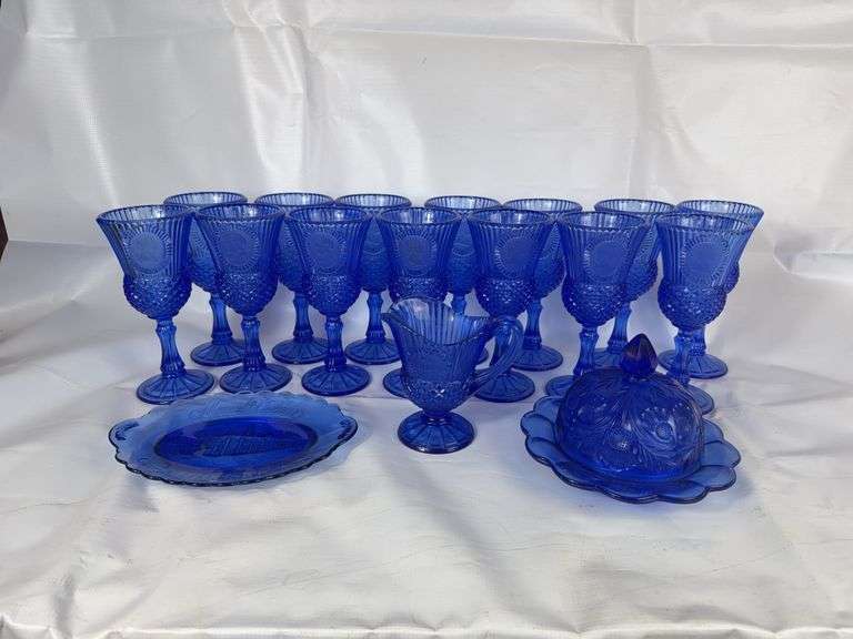 Cobalt Blue George Washington set