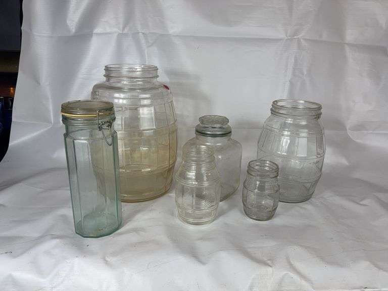 Glass jars
