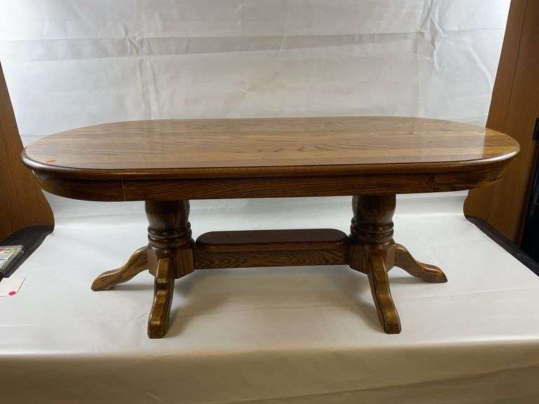 Oak coffee table image