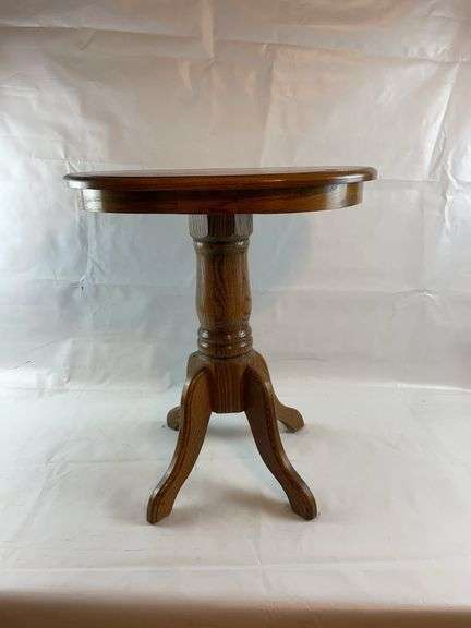 Oak side table image