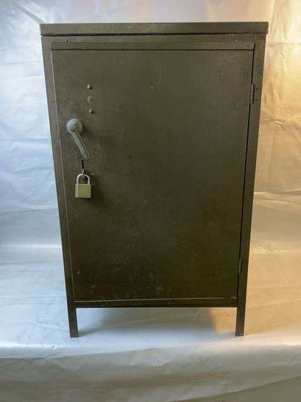 Old metal cabinet image