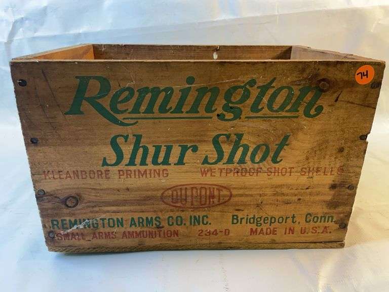 Wooden Remington box image