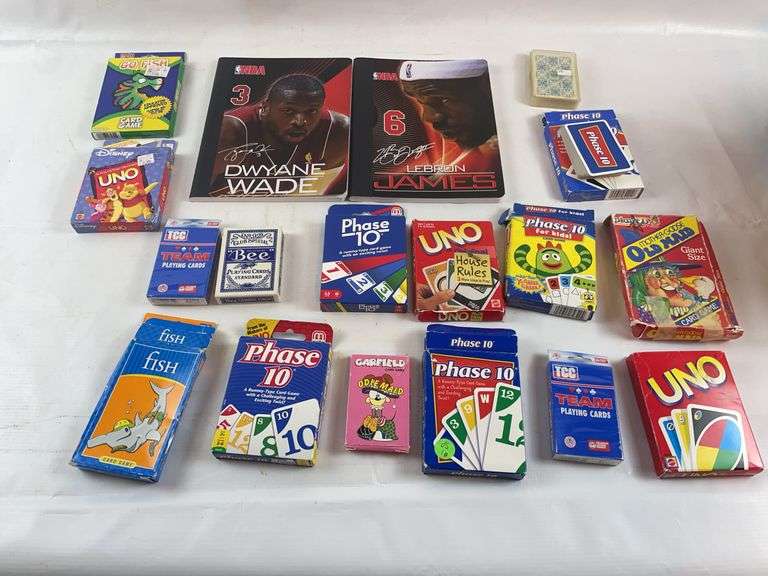 Card Games and notebooks image