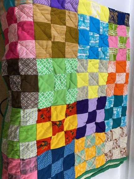 Hand stitched quilt image