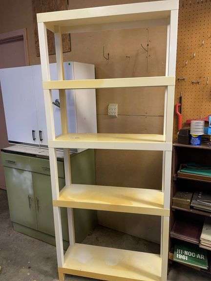 Plastic shelving unit image