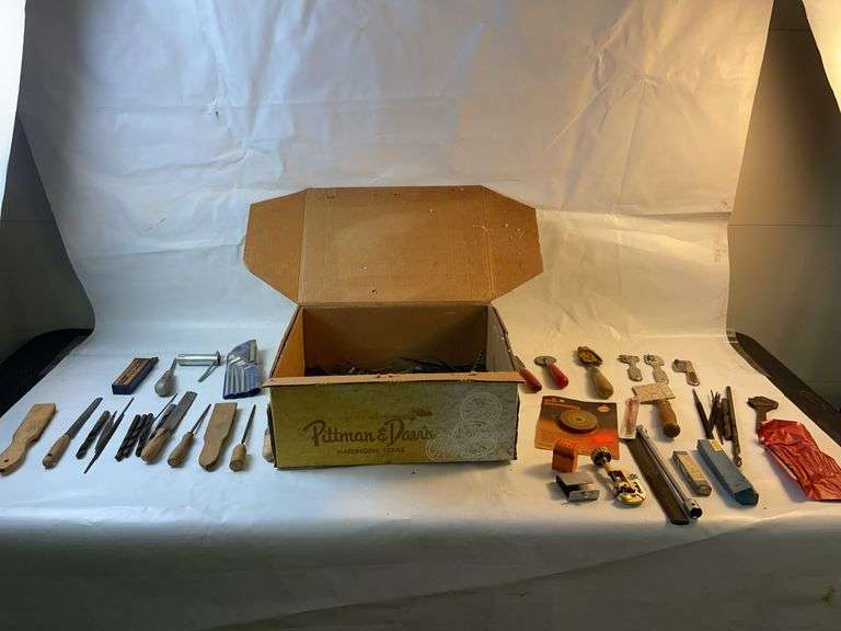 Box of old tools image
