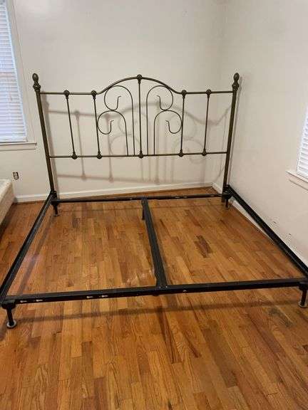 King size headboard and frame image