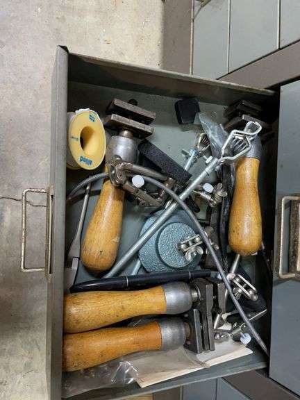 Huge metal organizer with contents image