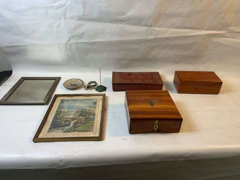 Vintage wooden boxes and more image