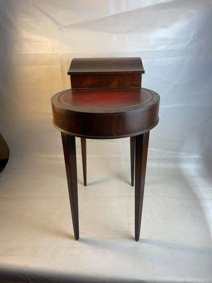 Mahogany Weiman side table or smoker stand image
