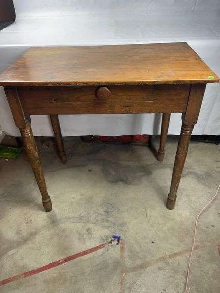 Old wooden desk image