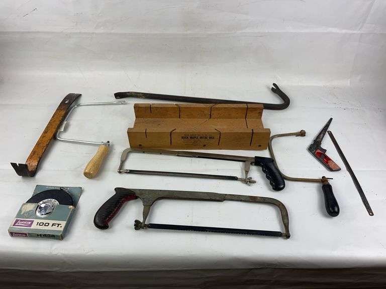 Miter box and tools image