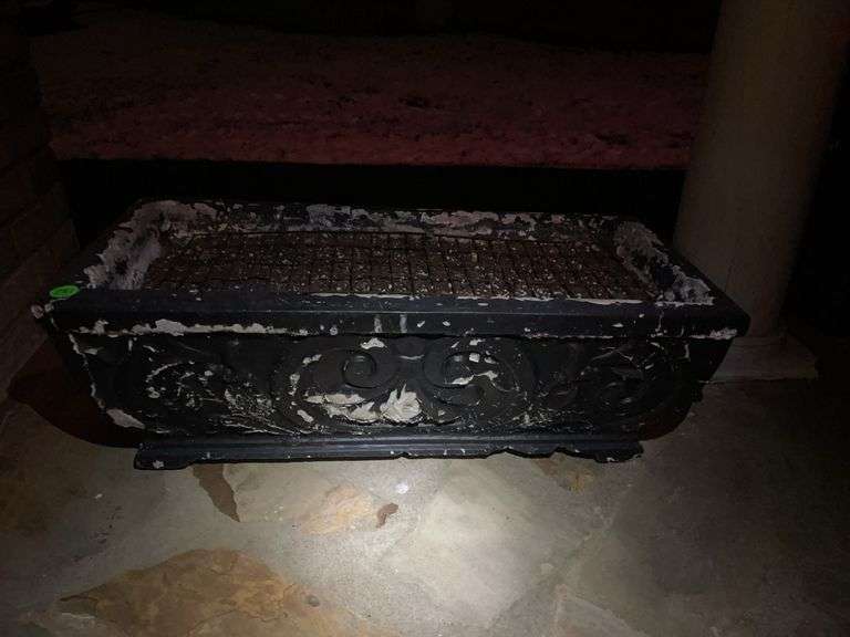 Concrete flower pot image