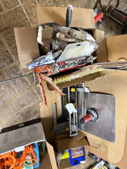 Tile Cutter, Trowels, Hardi backer screws and more