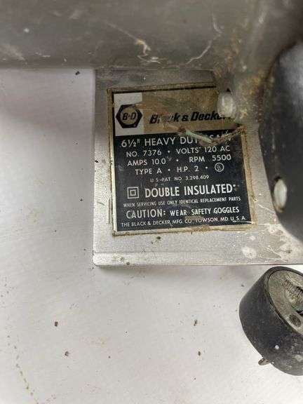 Black and decker skil saw