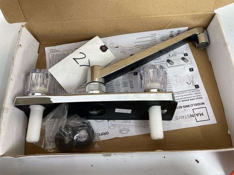 Unused faucets and glacier bay sink