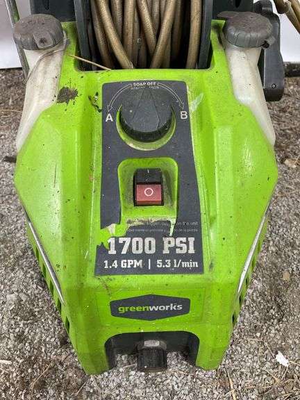 Green works pressure washer