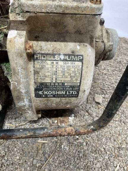 Honda GX120. 2in trash pump