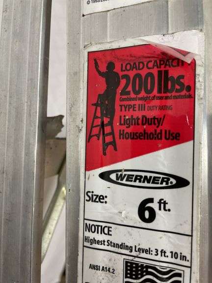 6ft folding ladder